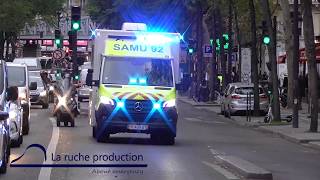 UMH Raymond Poincaré sirène US - Escorte UMH Pitié Salpétrière Paris