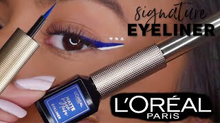 NEW L'Oreal Matte Signature Eyeliners Review
