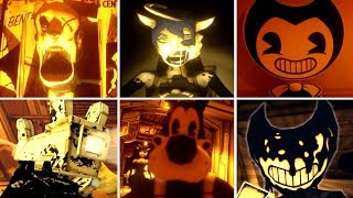All Jumpscares Bendy and the Ink Machine 3 | BATIM Chapter 3