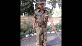 Children Fancy Dress Event Police Officer Bachpan School