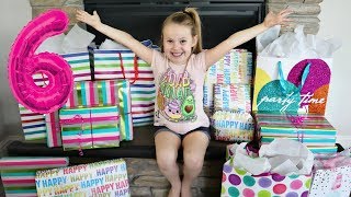 Birthday Morning Opening PRESENTS! | Gretchen's 6th Birthday!
