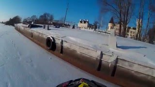 По льду на Irbis ttr250r