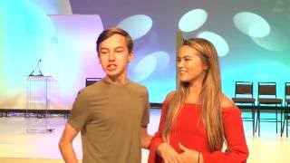 Premiere Dating Game - Paris Berelc and Hayden Byerly