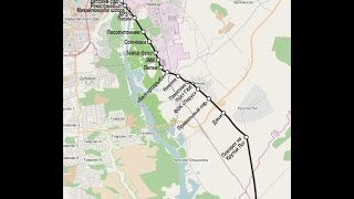 Маршрут 123а Нефаз 5299-10-33 п.Маслова Пристань-Разумное-ЗМК-Новатор-Ж.Д Вокзал