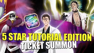 Bleach Brave Souls 5 Star Tutorial Edition Ticket Summon