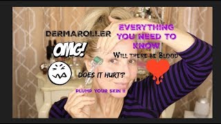 DERMA~ROLLER for PLUMPED Skin!! HOW TO!!