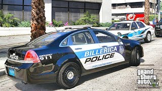GTA 5 MODS LSPDFR 930 - BILLERICA PATROL!!! (GTA 5 REAL LIFE PC MOD)