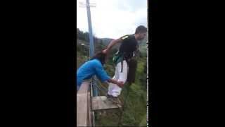 Funniest Bungee Jump Attempt ever in Nepal