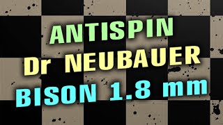 Техника BH атаки антиспином DR NEUBAUER Bison 1.8 mm на основании DR NEUBAUER Jackpot