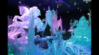 Выставка снежных и ледяных фигур Парк Сокольники в Москве 01.01.2017