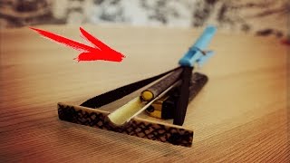 Как сделать арбалет на петардах своими руками из подручных средств