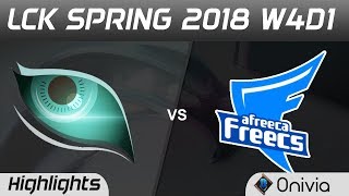 KDM vs AFS Highlights Game 2 LCK Spring 2018 W4D1 Kongdoo Monster vs Afreeca Freecs by Onivia