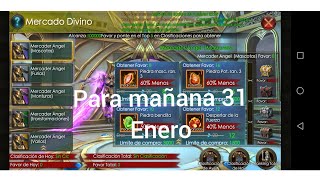 Para mañana 31 de enero glorioso mercado divino legacy of discord