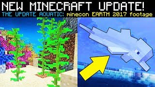 NEW MINECRAFT OCEAN UPDATE "Update Aquatic" NEWS (Minecon Earth)