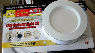 How  to install the Costco LED Retrofit Light Kit