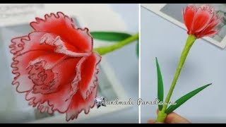 Гвоздика из капрона  Мастер класс