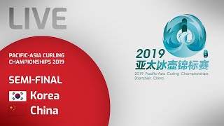 Korea v China - Women's semi-final - Pacific-Asia Curling Championships 2019
