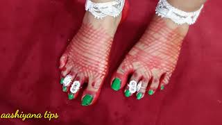 beautiful aalata design //havay payal // indian feet # 43??