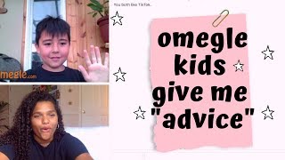 Omegle kids give me high school advice... |RT