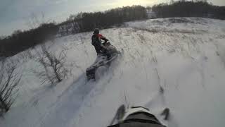 Покатушки на снегоходах. Новые территории 2019.