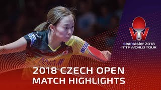 Kasumi Ishikawa vs Adriana Diaz | 2018 Czech Open Highlights (1/4)