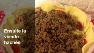 Tarte tomates viande hachée