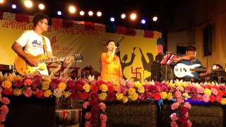 Boshonto eshe geche live by Lagnajita Chakraborty