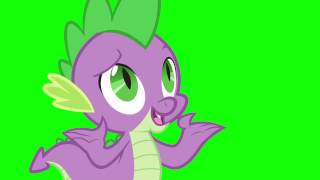 Spike Talking - Jarrodfeng Set - Green Screen Ponies