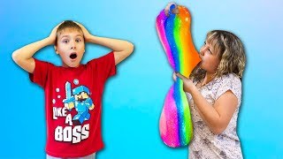 Мама СЪЕЛА СЛАЙМ ? настоящий или съедобный ? Что узнал СЕРЁЖА ?