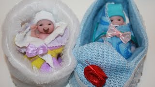 Очаровательные Мини малыши, маленькие куколки, пупсики распаковка/ Adorable Minis Cody and Abigail