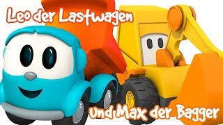 Leo Junior und Autos auf Deutsch. Zeichentrickfilme für Kinder.
