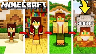 ŻYCIE HOBBITA W MINECRAFT || OD NARODZIN DO ŚMIERCI