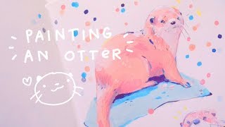 Painting an Otter