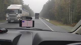 Процесс обгона с использованием камеры. Overtaking Camera