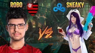 TOP LANER DO FLAMENGO ENFRENT A SNEAKY ADC DA CLOUD9!!!