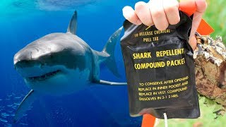 TESTEI UM REPELENTE DE TUBARÕES DA MARINHA AMERICANA