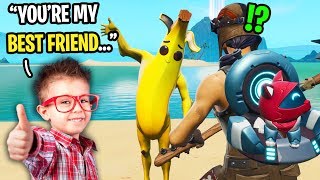 I played Fortnite with the NICEST 11 year old kid ever... (emotional)