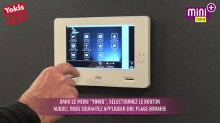 Mini Note Plus : configuration des modules Yokis pour les fonctions de domotique