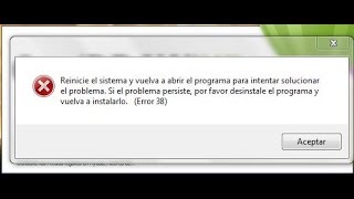 Como solucionar Error 38 Corel Draw X5 y Corel Draw X6