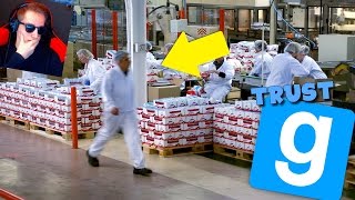PRINTERS CACHÉS DANS UNE NOUVELLE USINE KINDER ! GMOD DarkRP