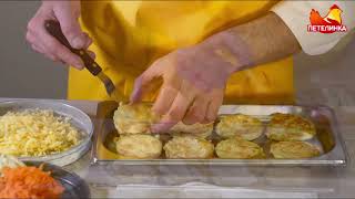 Пицца из кабачков с курицей