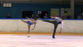 4 T. HANCHEROW / W. KILLING (CAN) - ISU JGP Tallinn Cup 2013 Junior Pairs Free Skating