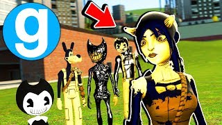 Brand New Bendy and The Ink Machine Alice Playermodel - Gmod BATIM Sandbox Funny Moments Garry's Mod