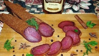 Сыровяленная свиная вырезка  Пошаговый рецепт с фото