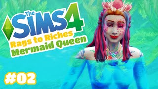 DON'T PEE ON THE FISH!! Sims 4 Island Living Rags to Riches Mermaid Queen Part 2