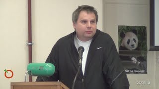 Сергей Митрохин обсудил в РАН свою экологическую программу / Выступление Сергея Менжерицкого