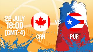 Canada v Puerto Rico - Full Game - Semi-Final #1 - 2016 FIBA Americas U18 Men's Championship