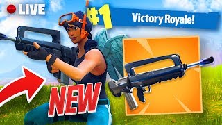 NEW LEGENDARY BURST ASSAULT RIFLE GAMEPLAY TO FORTNITE!! FORTNITE BATTLE ROYALE WITH TEAM ALBOE!!