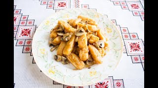 ЛЕНИВЫЕ ВАРЕНИКИ с картошкой и грибами❤ЛІНИВІ ВАРЕНИКИ з картоплею та грибами