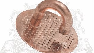 Дробный перегон на перфорированных медных тарелках